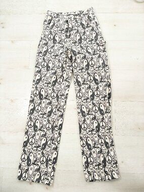 PacSun Yin & Yang Graphic Boyfriend Carpenter Pants Size 26